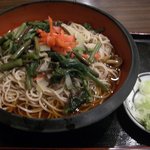 Shinano - 冷やし山菜そば大盛り＠１０００円