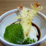 うどん讃房 ちせん。 - 海老天ぶっかけ