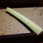 鮨匠 のむら - きゅうり塩もみ（最後に）