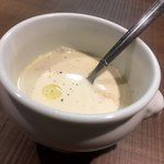 鉄板焼 芽里 - スープ