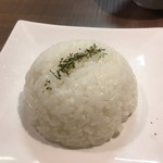 鉄板焼 芽里 - ライス パンも選べます。