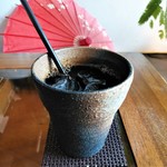 ひとの和心 - とろとろみたらし団子セット　アイスコーヒー