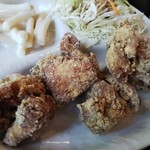 鈴田峠 野鳥の森レストラン - 唐揚定食（唐揚げ）