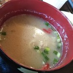 鈴田峠 野鳥の森レストラン - 唐揚定食（薬膳スープ）
