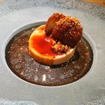 カイノヤ - フィナンシェ チョコレートの砂 チャイのプリン