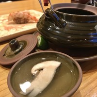 いわ志 本店 - 松茸の土瓶蒸し