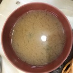 レストラン香港 - ランチの味噌汁