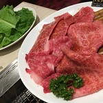 俺の焼肉 銀座4丁目 - 佐賀牛特選盛り合わせ