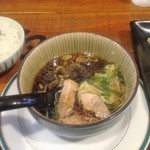 麺屋 Somie's - スープの中には材木チャーシューがごろごろ