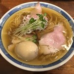 中華そば しば田 - 「煮干しそば」830円＋味玉