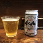 Chuukasoba Shibata - 「缶ビール」350円