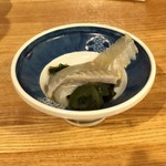 桜新町 - お通し（ヒラメ）