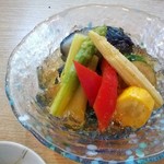 蕎心 - 夏野菜の冷し鉢