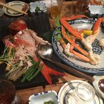 魚寅本店 - 食べる前に写真を撮り損なうととても残念な感じになってしまいました