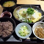 新潟・佐渡島 両津港直送 土風炉 - 豚天ﾎﾟﾝ定食