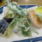 休屋 - 野菜の天ぷら。