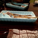 うなぎ 魚政 - 骨せんべい