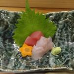 天ぷら鉄板料理 天旬 - お刺身
