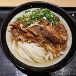 日本橋 讃岐うどん ほし野 - 肉うどん(冷)の麺大盛り