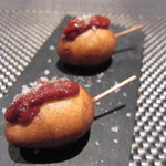 レストラン バカール - バスク豚のソーセージのアメリカンドッグ