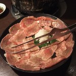 万両 - タン先の極薄切り