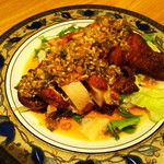 老虎菜 - 油淋鶏