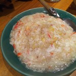 老虎菜 - ずわい蟹のあんかけ炒飯