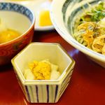 明治座 - くみ上げ湯葉（ウニのせ）