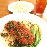 カスタネット - 阿波尾鶏のガーリックソースかけ