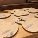 銀座 しのはら - 合わせうちわの皿
