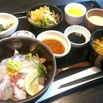 和食茶屋 花大路 - 海鮮丼にはウニがのるときもあるそうです