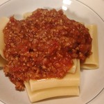 マルエツ - 料理写真:パッケリ No.5 豚挽き肉のミートソース。パッケリがわかるよう、和える前にパチリ。