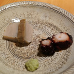 鮨 さいとう - 黒あわびと煮たこ