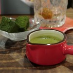 灯 - 抹茶と抹茶わらび餅