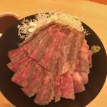 the肉丼の店 - 「黒毛和牛Ａ５サーロインステーキ丼(大)」2,500円