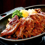 鉄板！牛ハラミステーキ定食