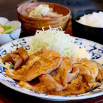 豚肩ロース生姜焼き定食