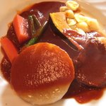 貝殻亭 - 牛舌シチュー（1400円）