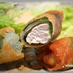 甘夏食堂 - 鶏の春巻き