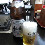 瓶ビール(中瓶) 550円　(2018.8)