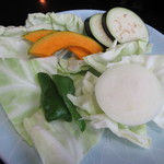 うめしま - 焼野菜セット 330円　(2018.8)