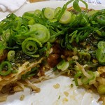 ひろしま鉄ちゃん - 広島のお好み焼き，ねぎかけ