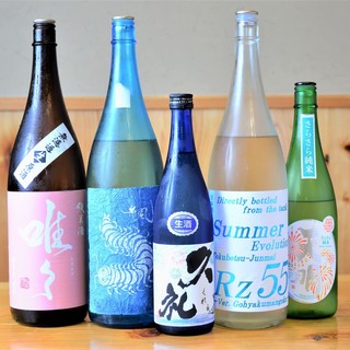A selection of famous sake that is irresistible for Japanese sake lovers