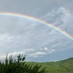 徳山鮓 - 虹が！