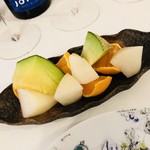 ナクレ - フリュイ　メロン　梨　蜜柑