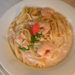 コットンクロス - 海老と明太子のクリームパスタ