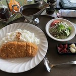 小見川東急ゴルフクラブ レストラン - ロースカツカレー