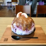 柿の葉ずし 平宗 - 無花果ベリー氷