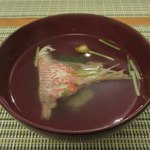 くつろぎの宿 てつ家 - [1日目夕食汁物]地魚のお吸い物