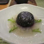 くつろぎの宿 てつ家 - [2日目夕食前菜]はるたまのゼリー寄せかにあんかけ